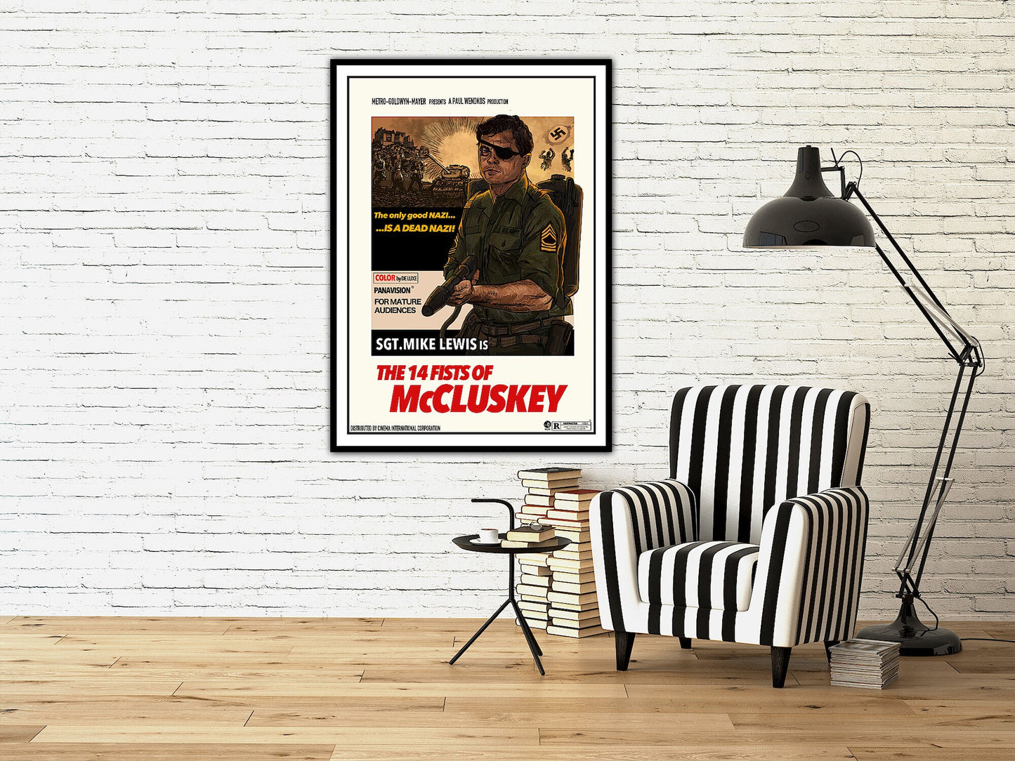 The 14 Fists of McCluskey - Rick Dalton Poster - Once Upon A Time In Hollywood