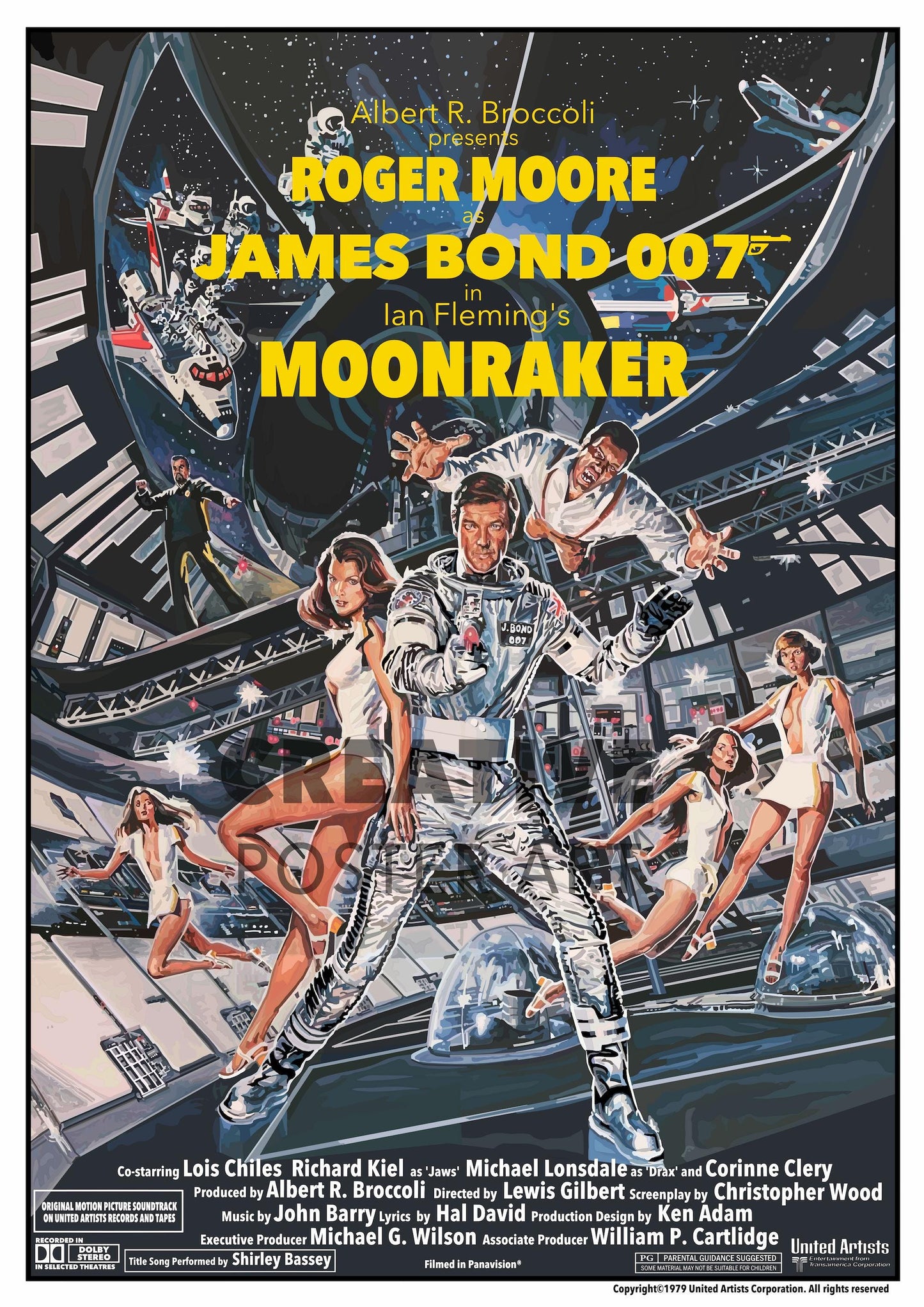 Moonraker - James Bond Poster