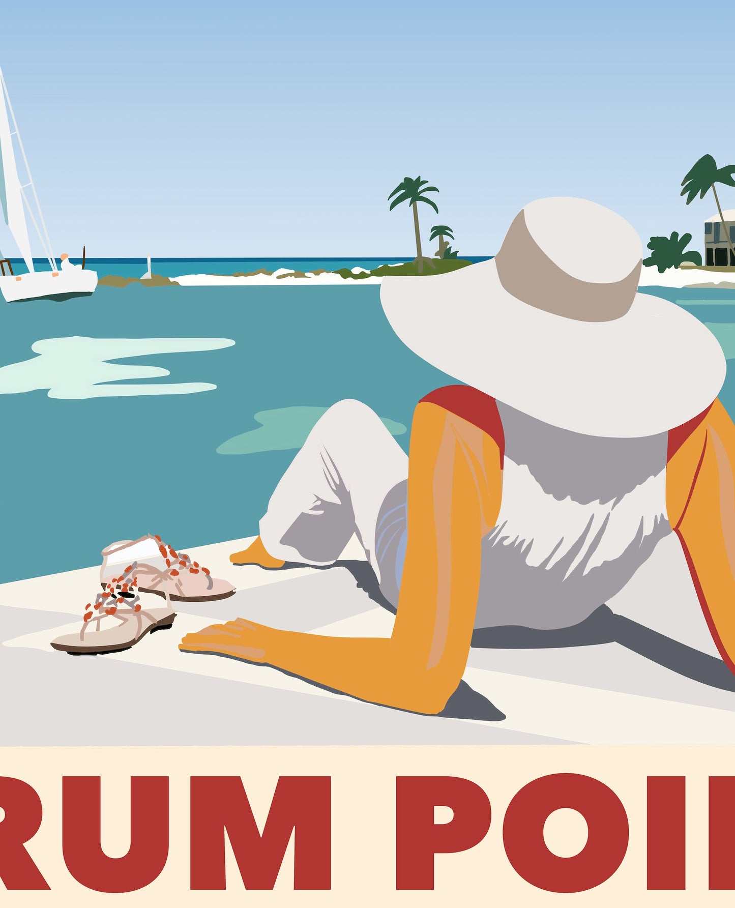 Cayman Island Poster (Rum Point)