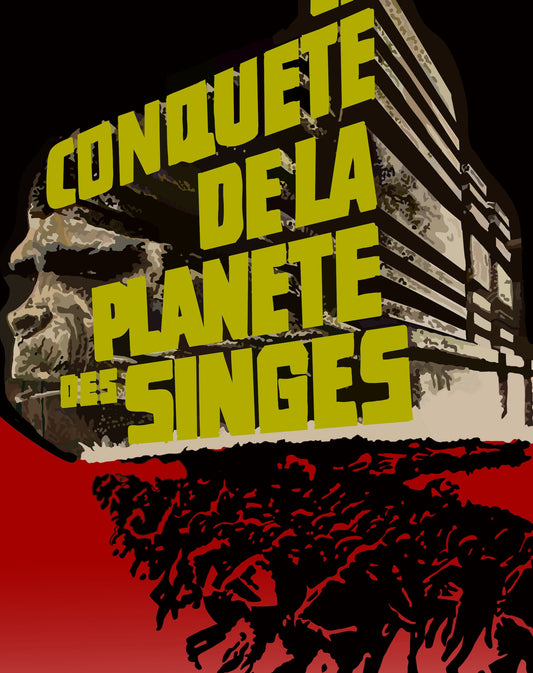 Conquest of the Planet of the Apes Poster (French)