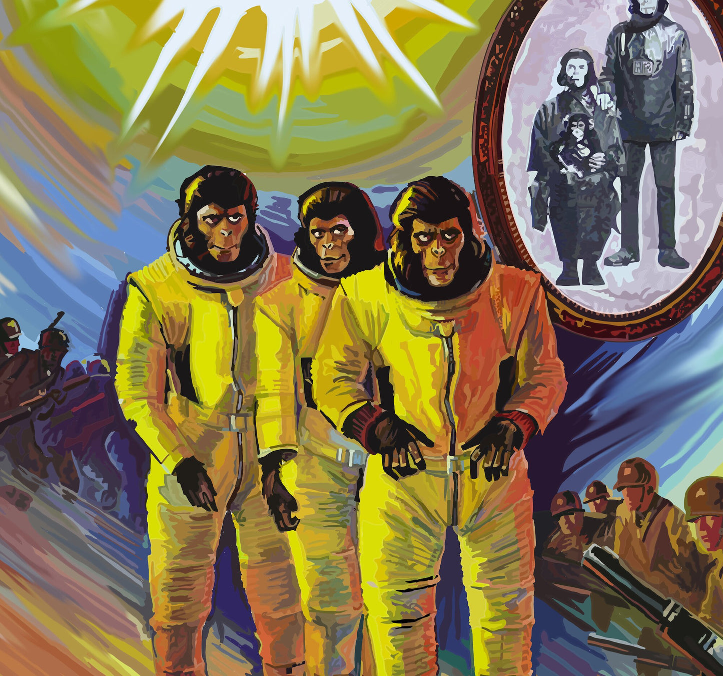 Escape from the Planet of the Apes Poster (English)