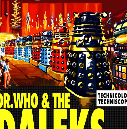 Dr Who and the Daleks Poster