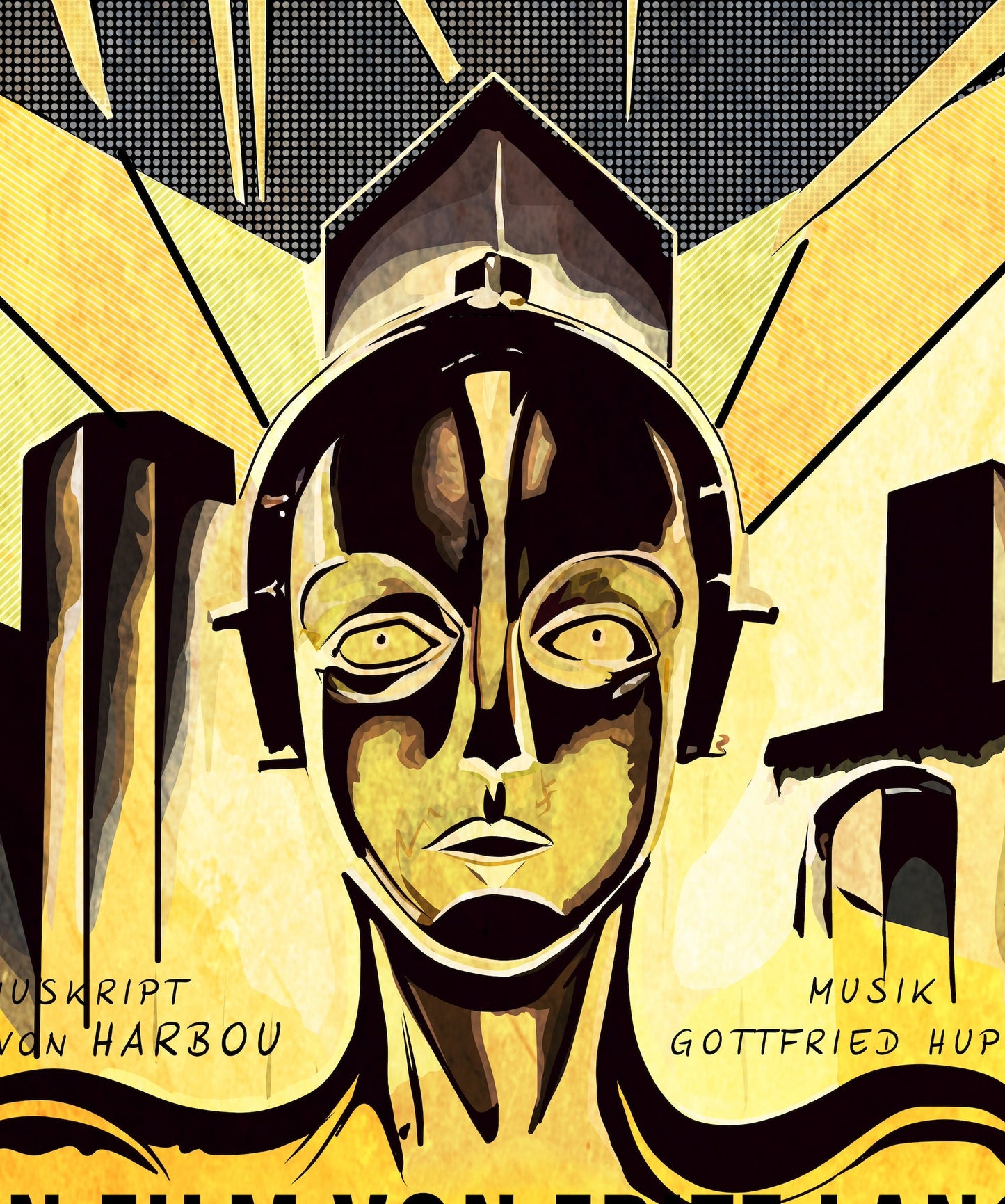 Metropolis Poster (Distressed)