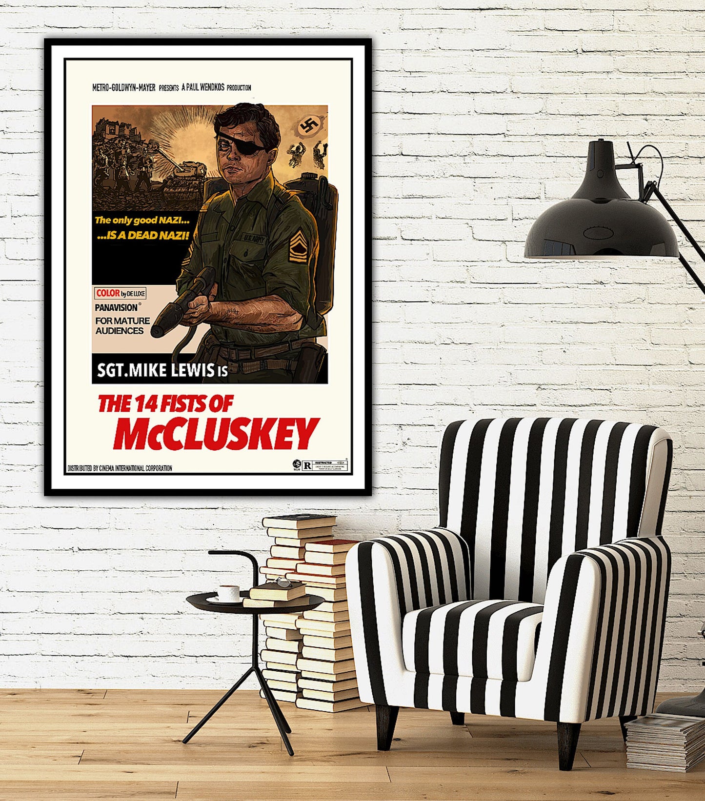 The 14 Fists of McCluskey - Rick Dalton Poster - Once Upon A Time In Hollywood