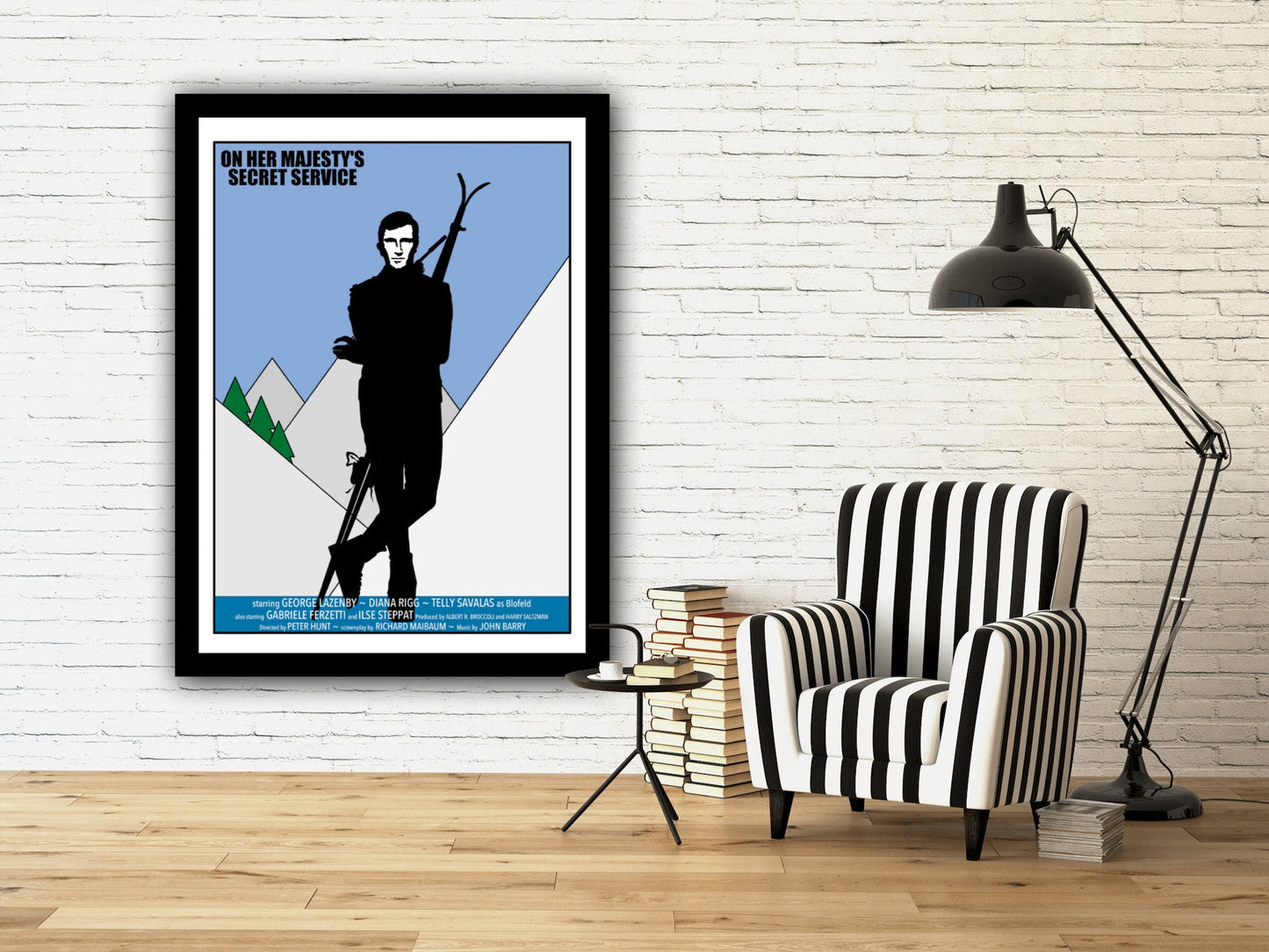 On Her Majesty's Secret Service - James Bond Poster