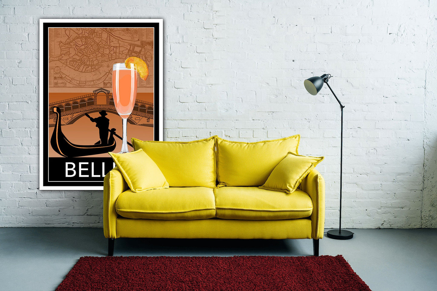 Bellini Cocktail Poster
