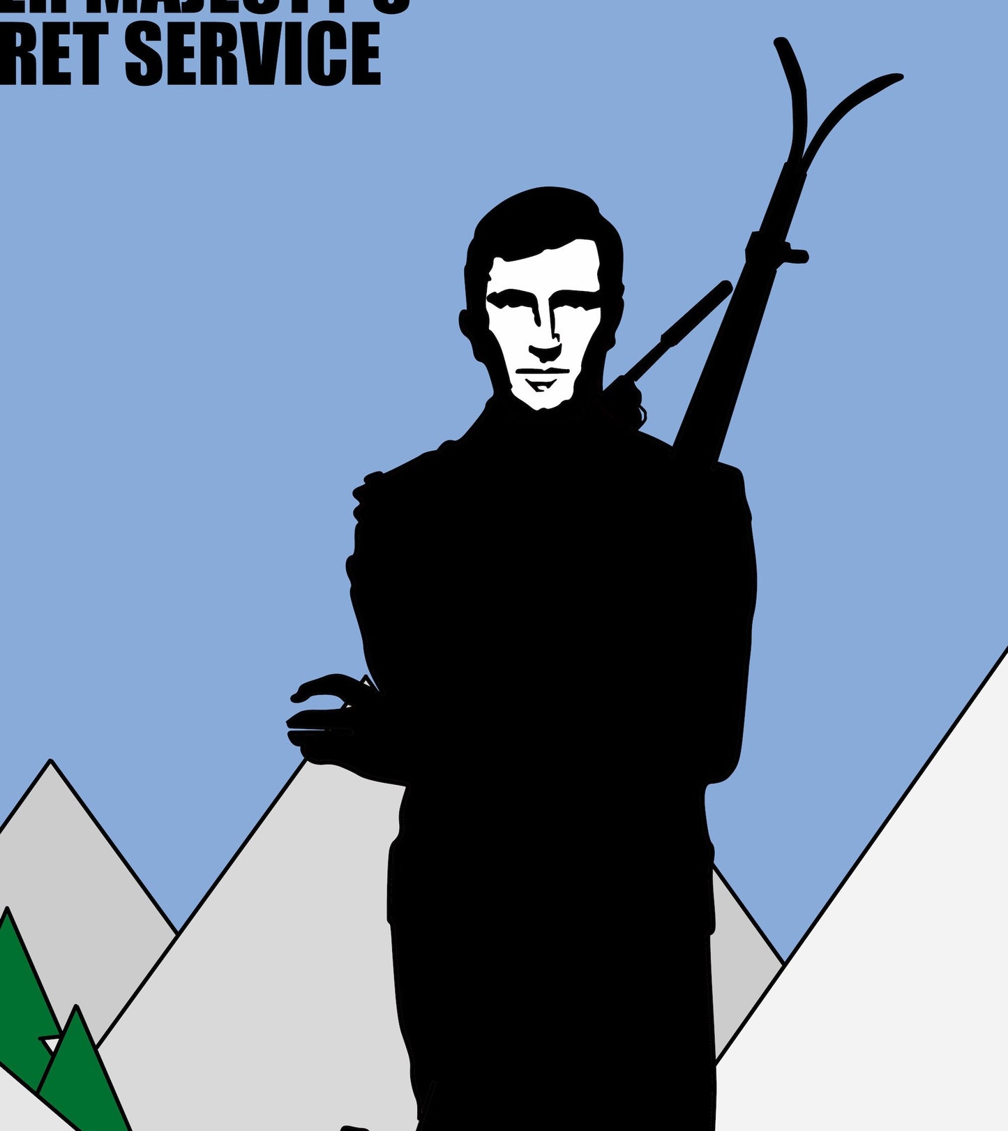 On Her Majesty's Secret Service - James Bond Poster