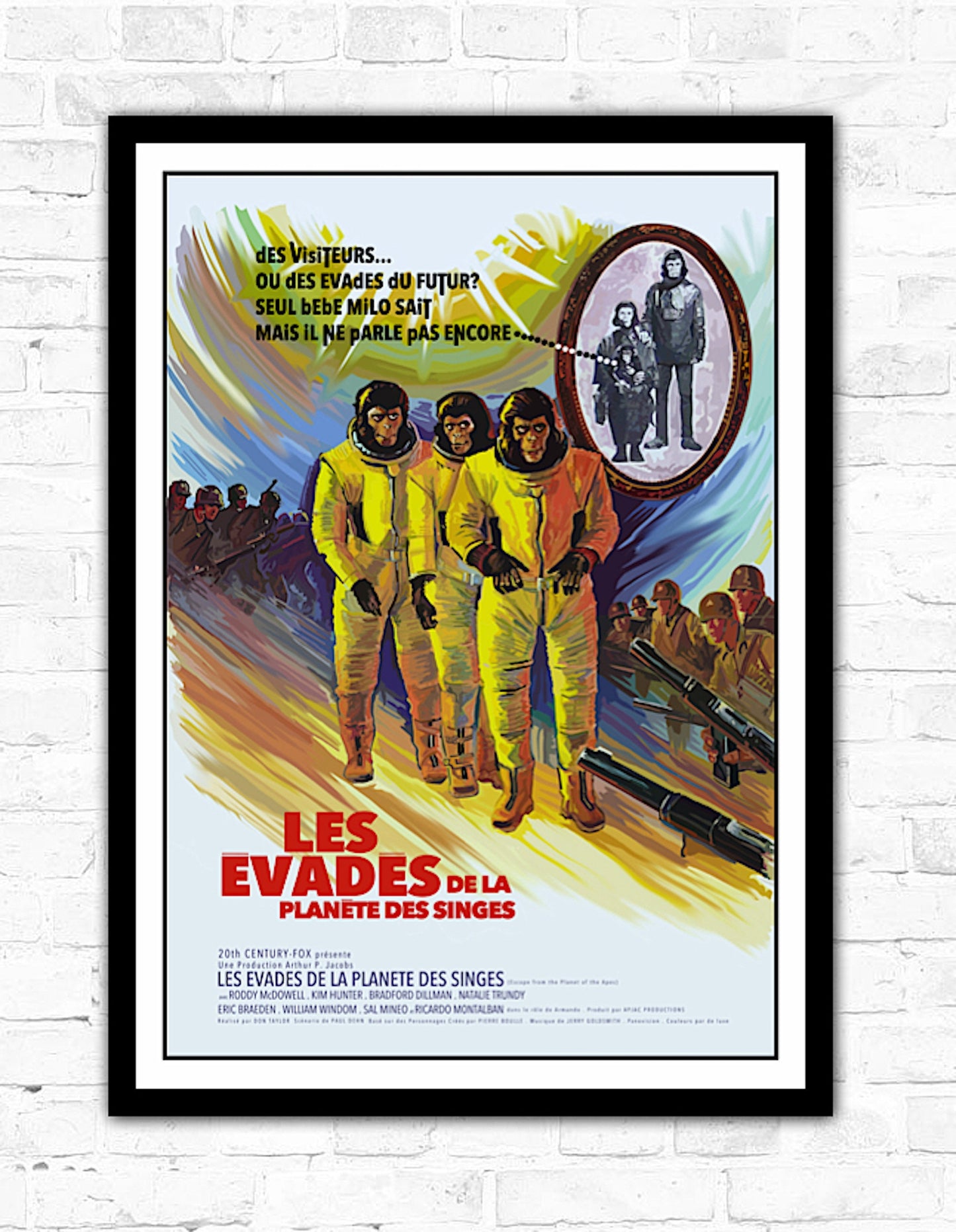 Escape from the Planet of the Apes Poster (French)
