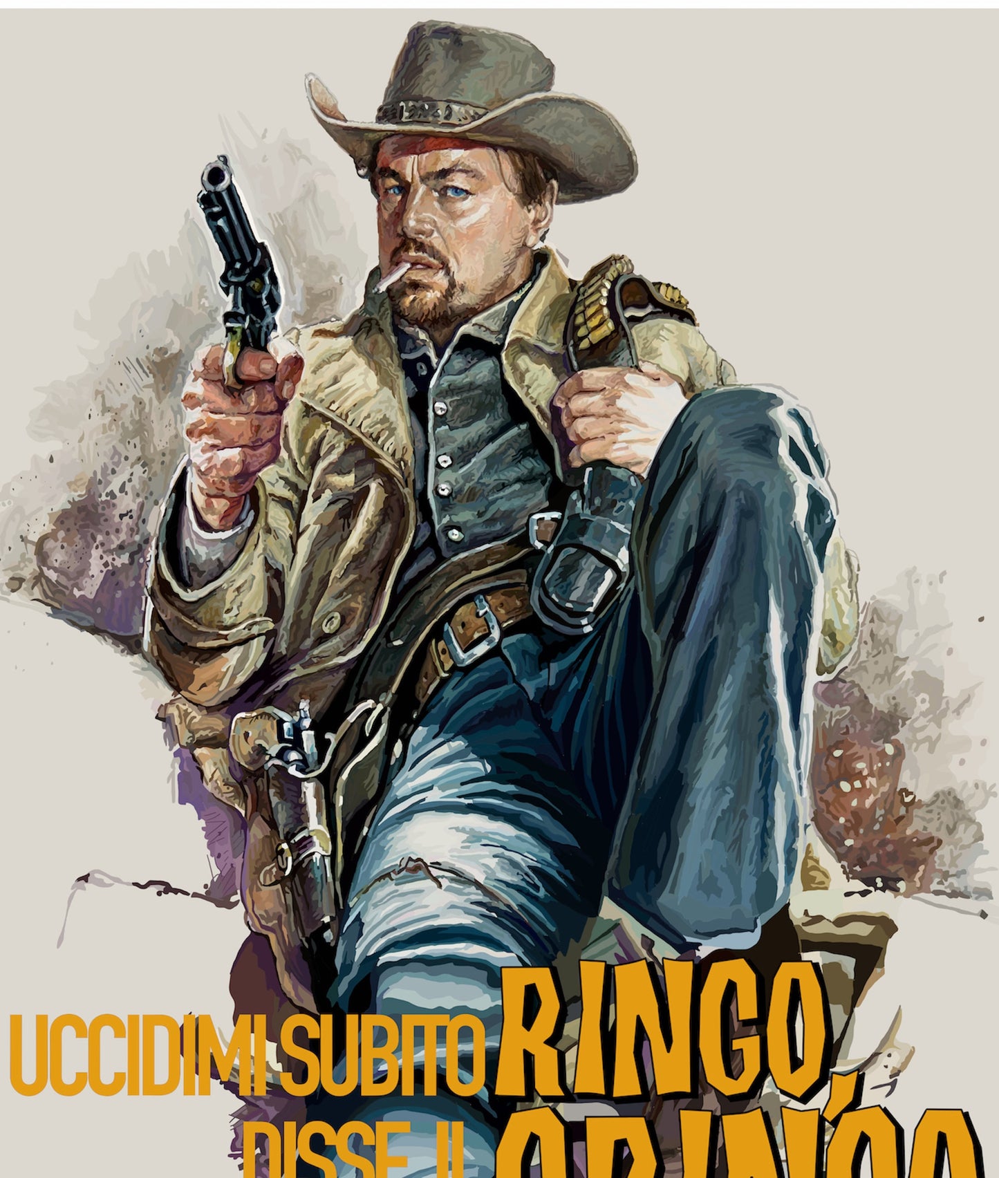 Kill Me Quick, Ringo, Said The Gringo - Rick Dalton Poster - Once Upon A Time In Hollywood