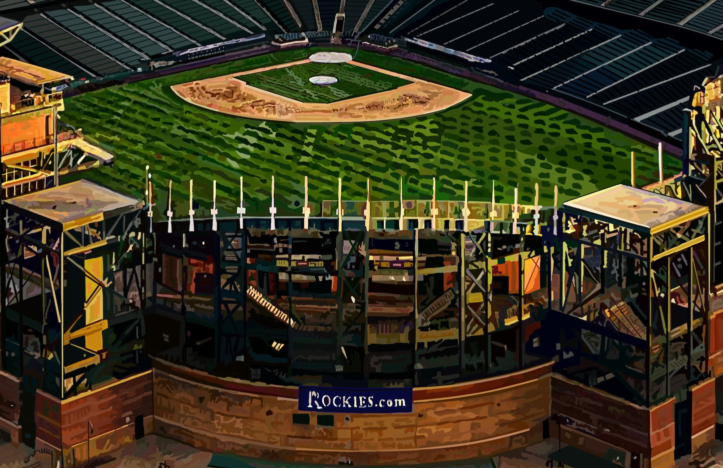 Colorado Rockies Coors Field Poster