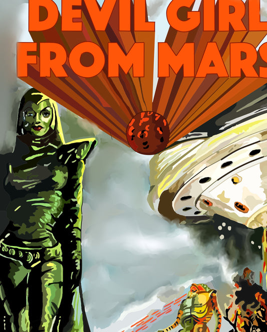Devil Girl From Mars Poster