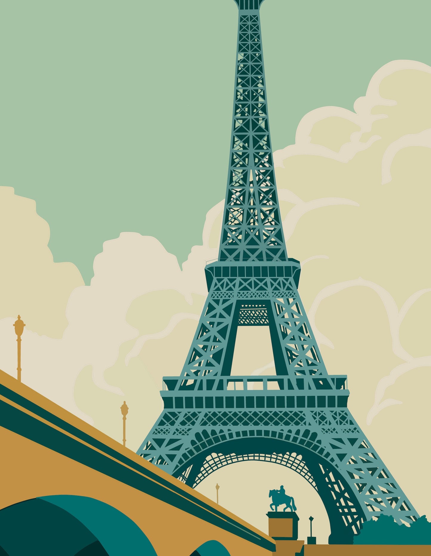 Paris - Eiffel Tower Poster