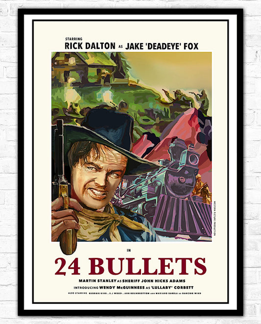 24 Bullets - Rick Dalton Poster - Once Upon A Time In Hollywood
