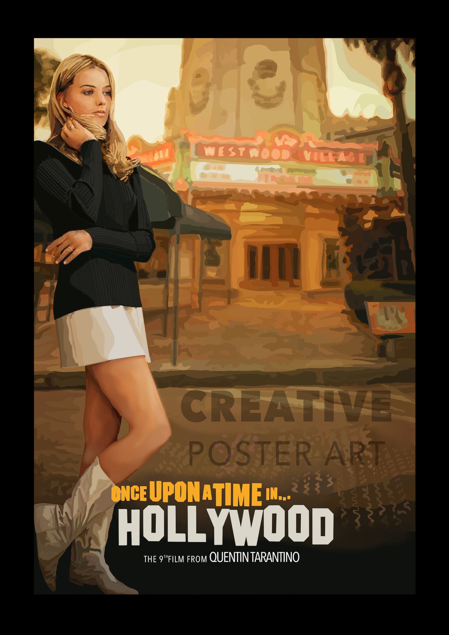 Once Upon A Time in Hollywood Poster