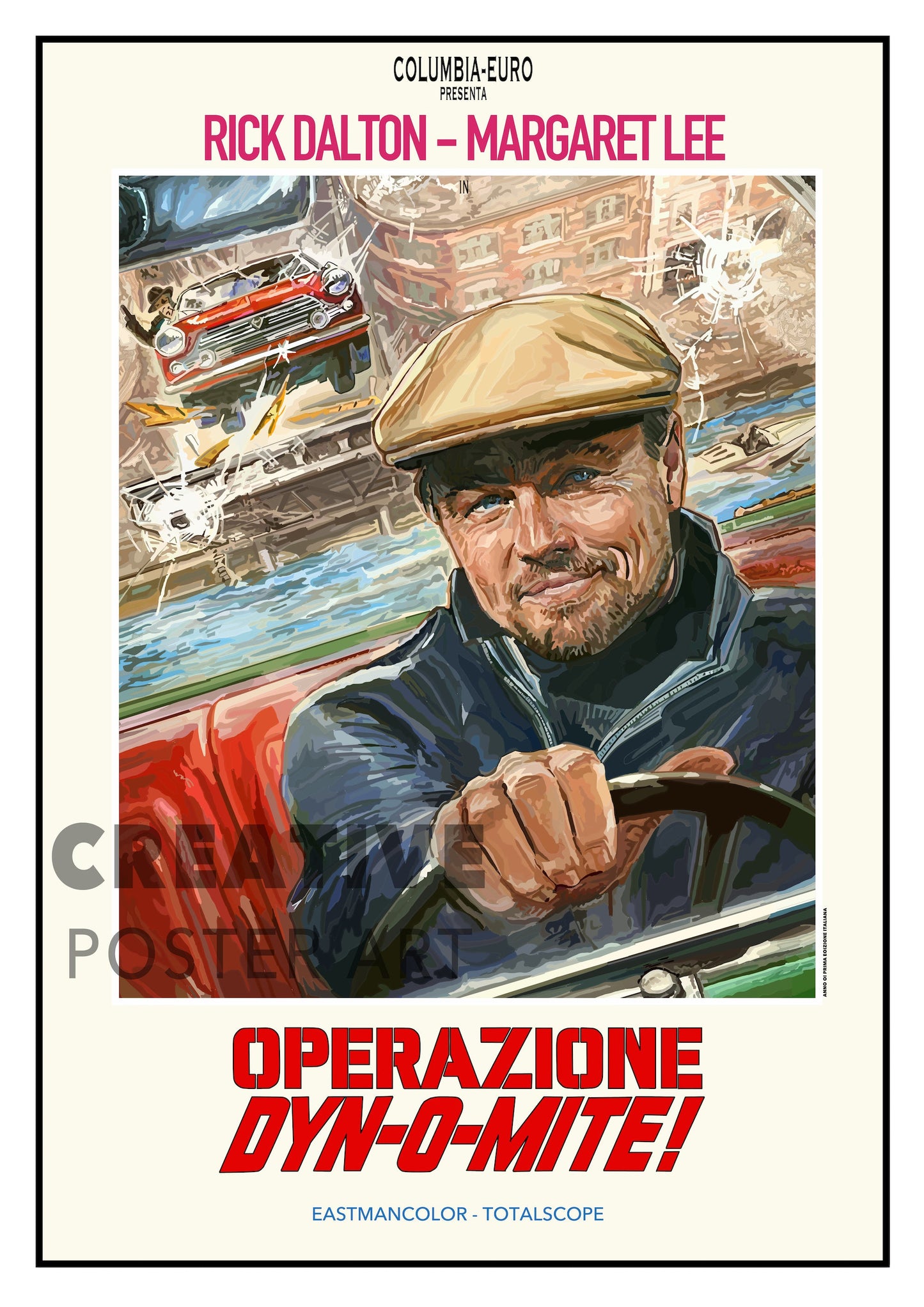 Operazione Dynomite! - Rick Dalton Poster - Once Upon A Time In Hollywood