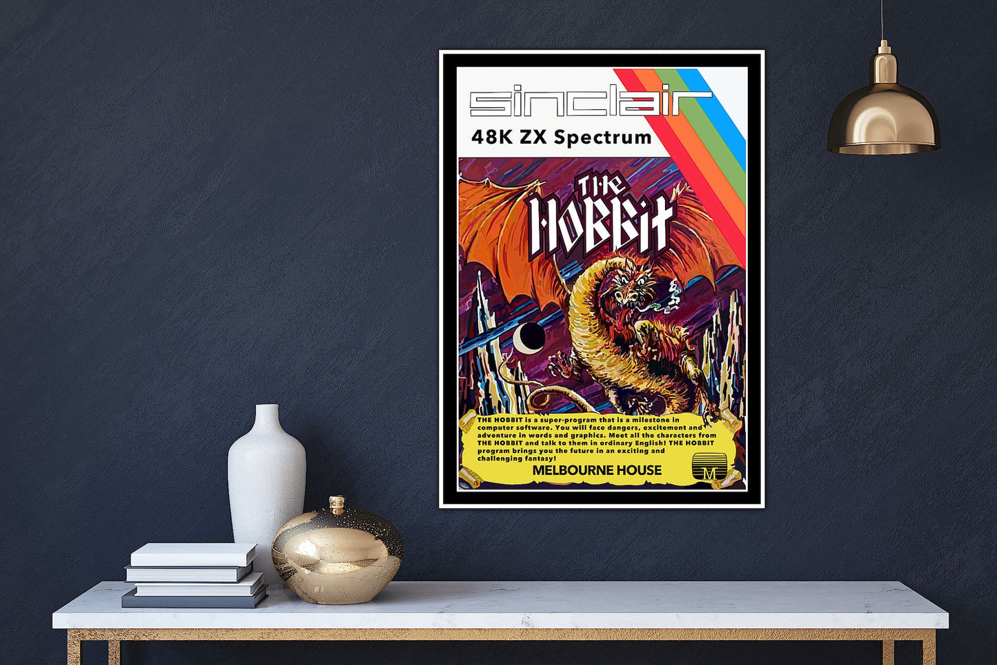 ZX Spectrum - The Hobbit Poster