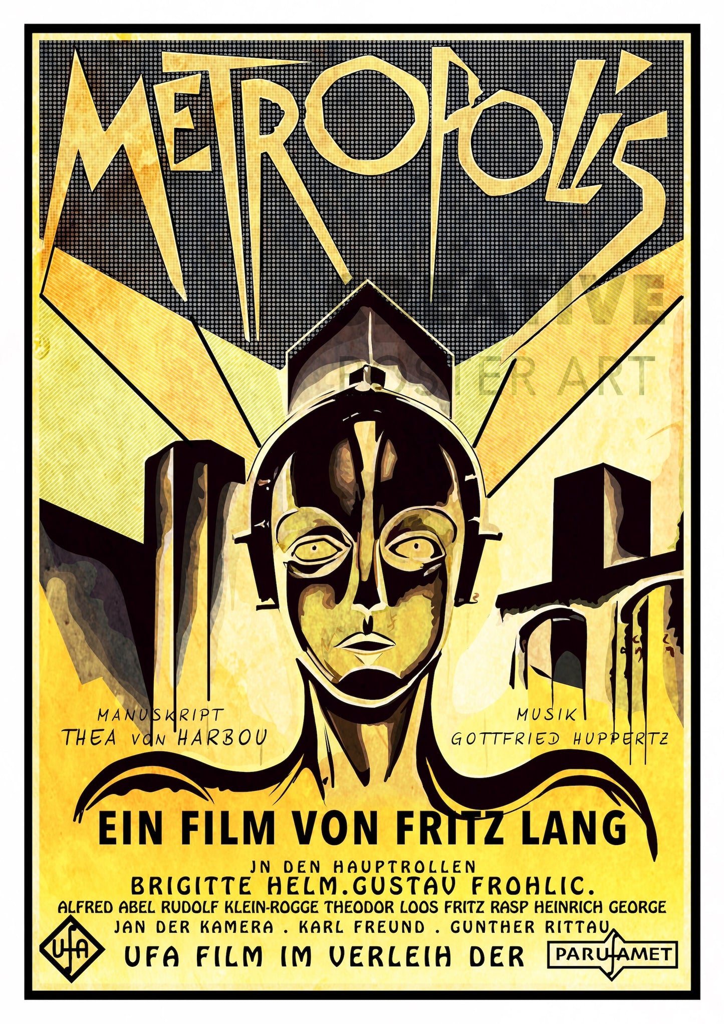 Metropolis Poster (Distressed)