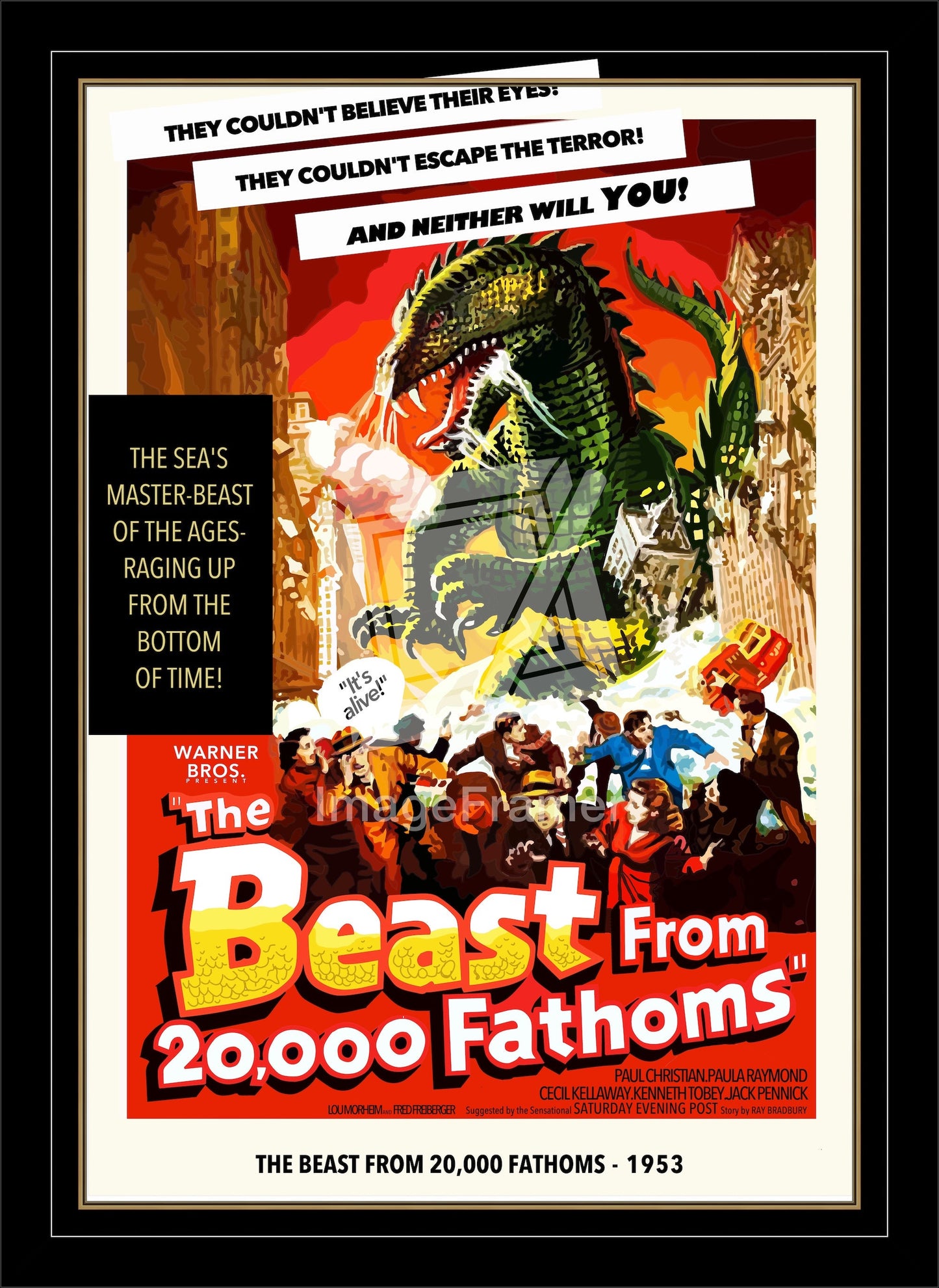 The Beast from 20,000 Fathoms Poster