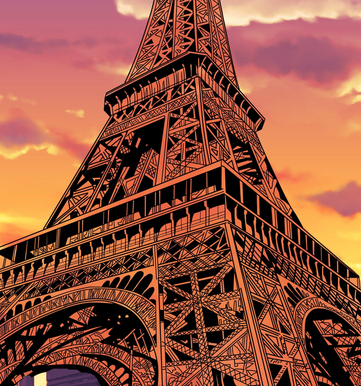 Paris - Eiffel Tower Poster
