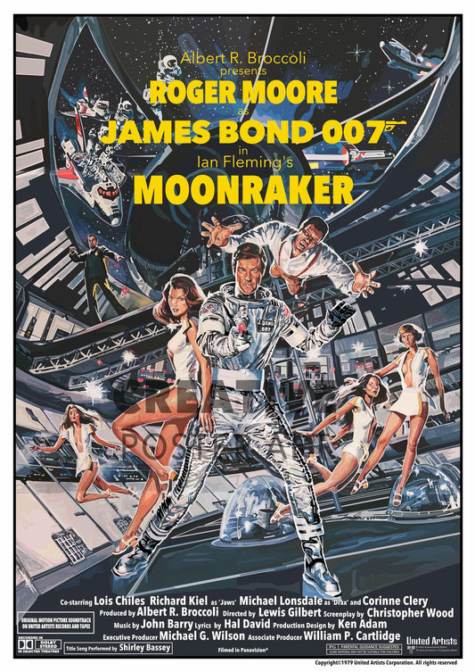 Moonraker - James Bond Poster