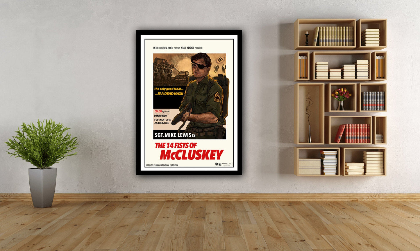 The 14 Fists of McCluskey - Rick Dalton Poster - Once Upon A Time In Hollywood