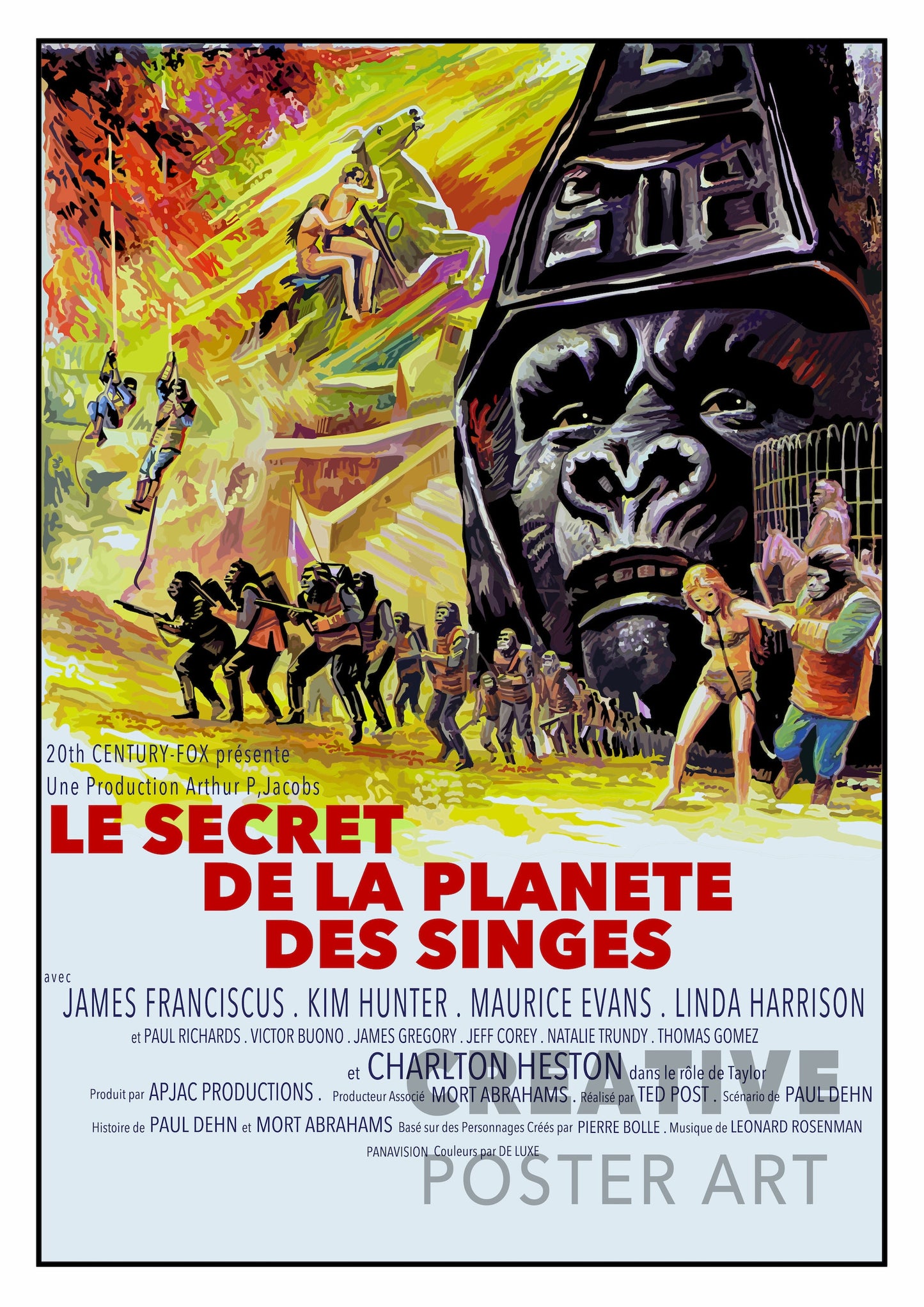 Beneath the Planet of the Apes Poster (French)