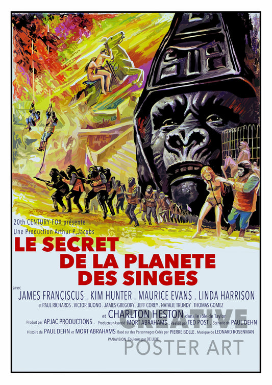 Beneath the Planet of the Apes Poster (French)