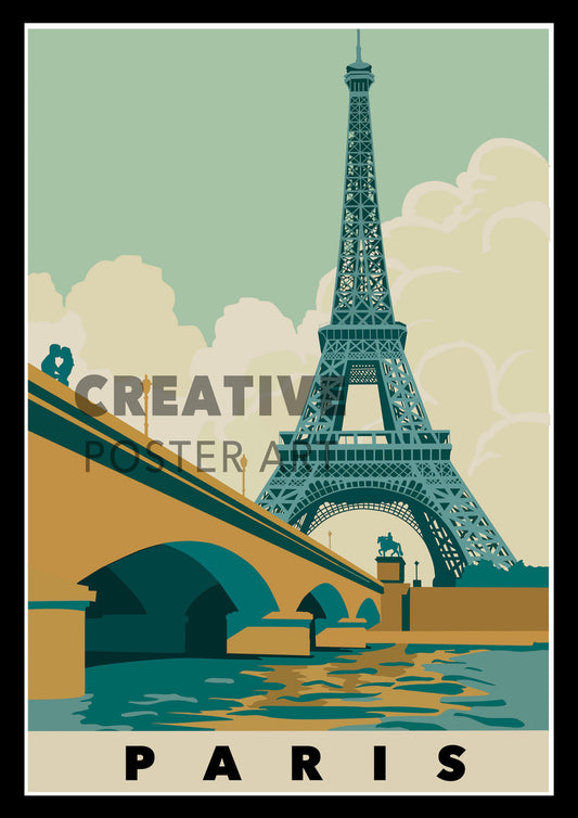 Paris - Eiffel Tower Poster