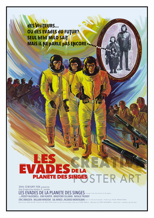 Escape from the Planet of the Apes Poster (French)