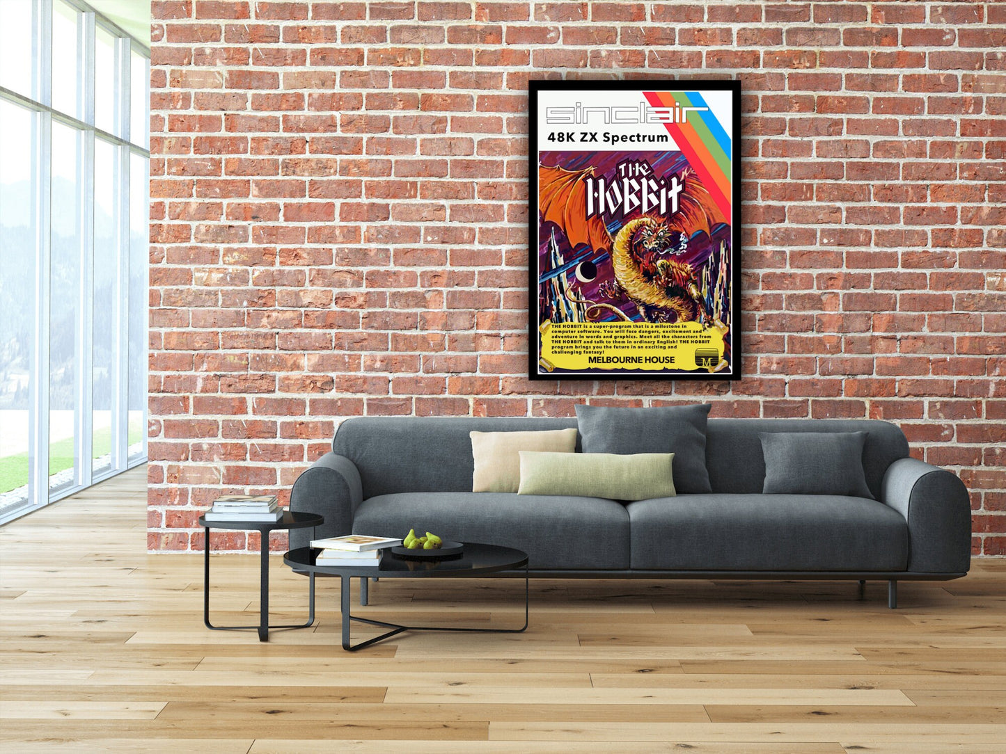 ZX Spectrum - The Hobbit Poster
