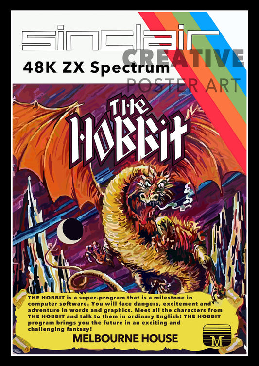 ZX Spectrum - The Hobbit Poster
