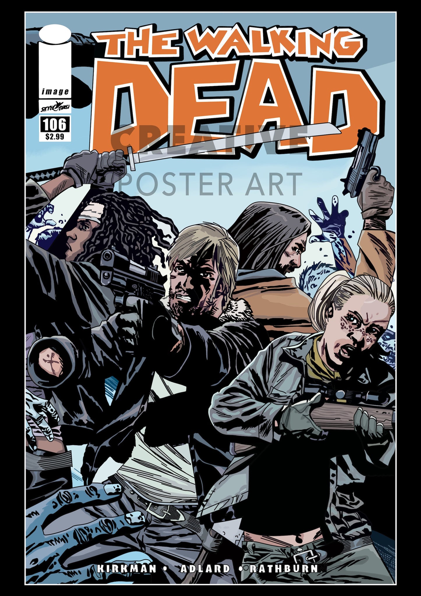 The Walking Dead Poster Collage
