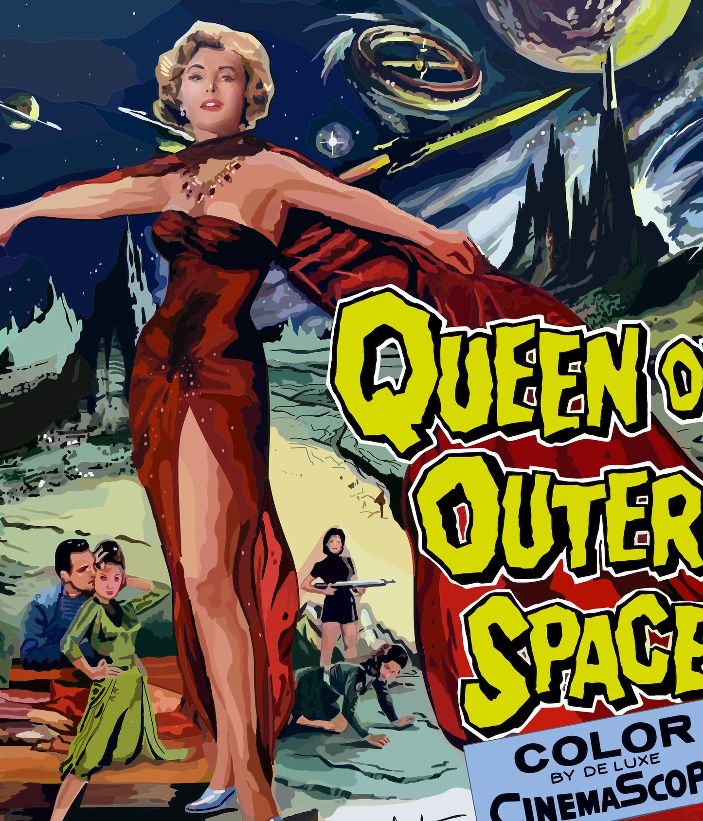 Queen of Outer Space Poster