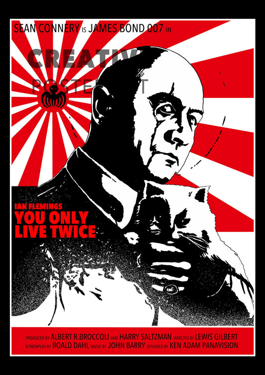 You Only Live Twice - James Bond Poster