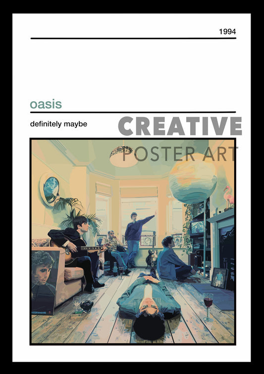 Definitely Maybe - Oasis Poster