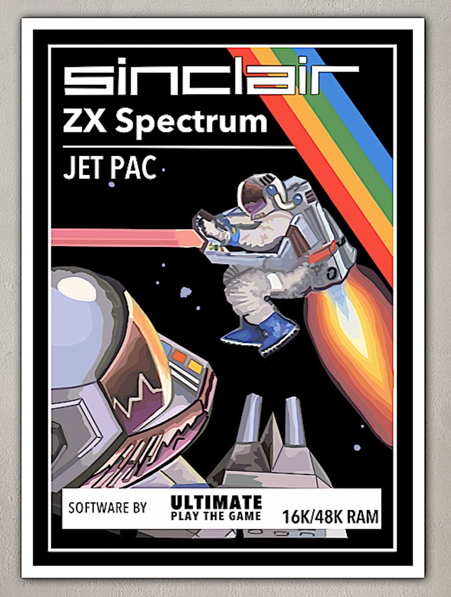 ZX Spectrum - Jetpac Poster