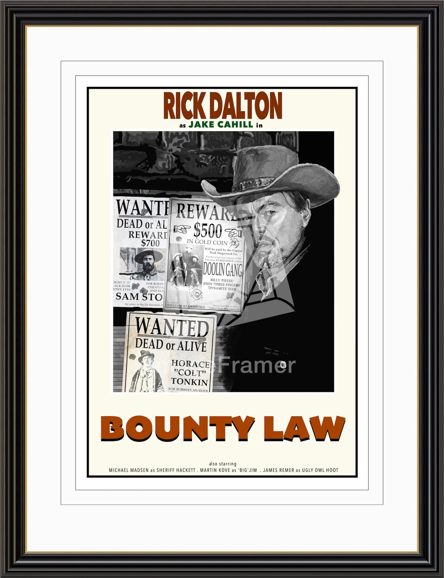 Bounty Law - Rick Dalton Poster - Once Upon A Time In Hollywood