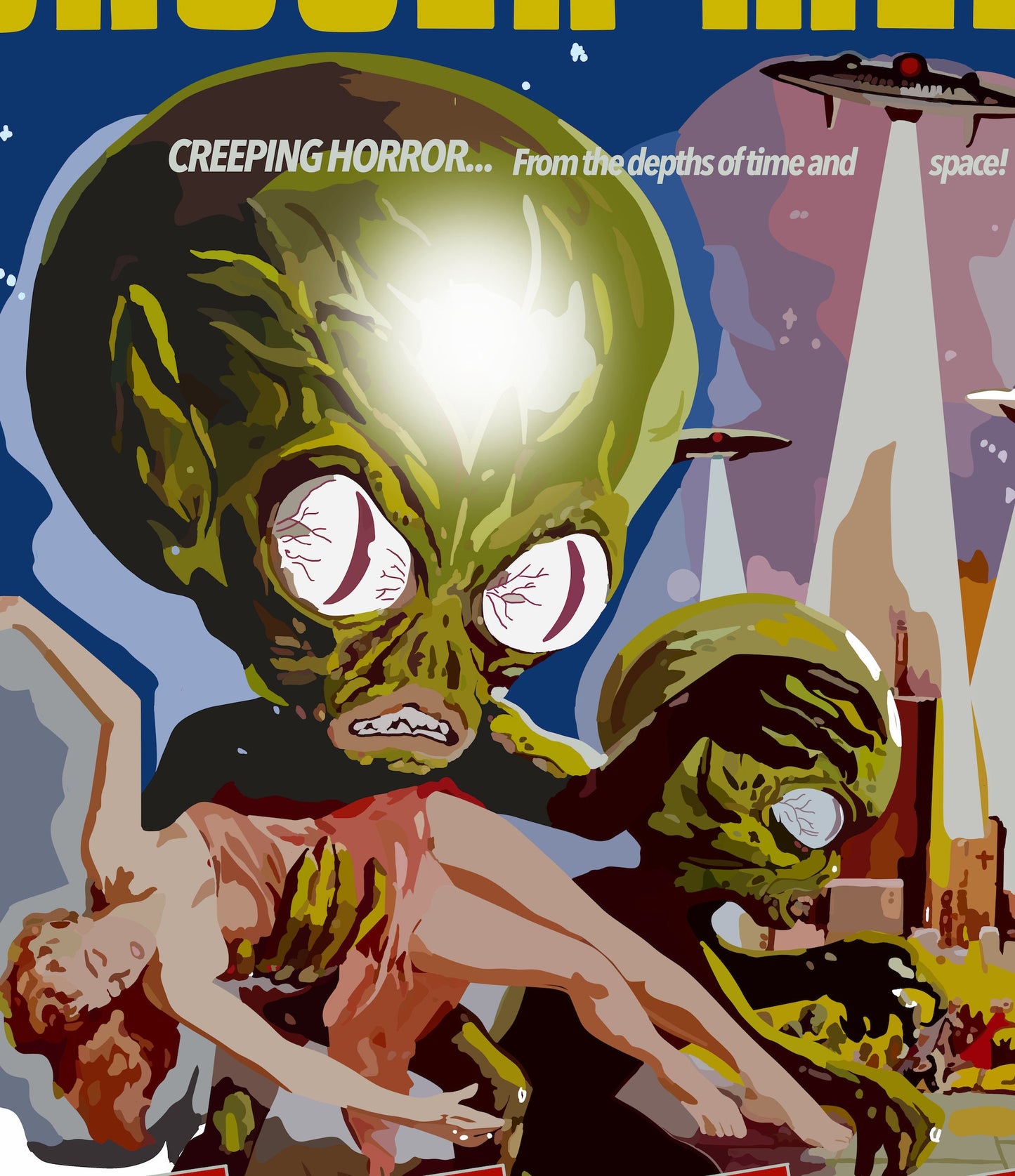 Invasion of the Saucer-Men Poster