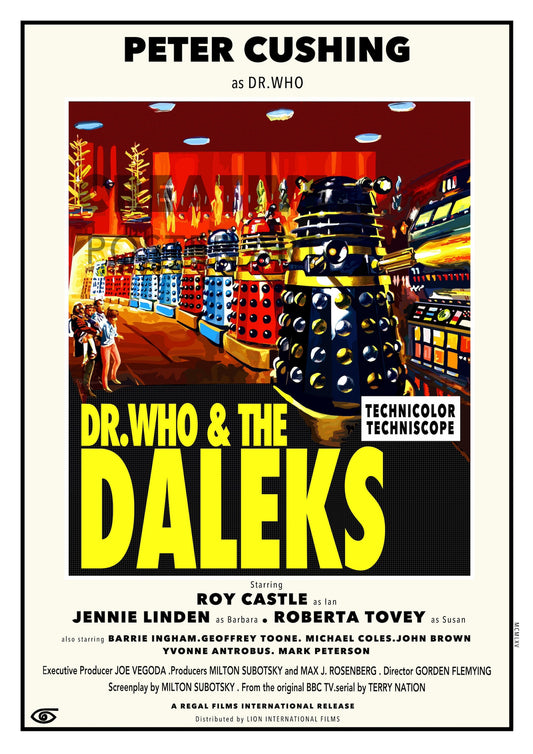 Dr Who and the Daleks Poster