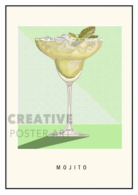 Mojito Cocktail Poster