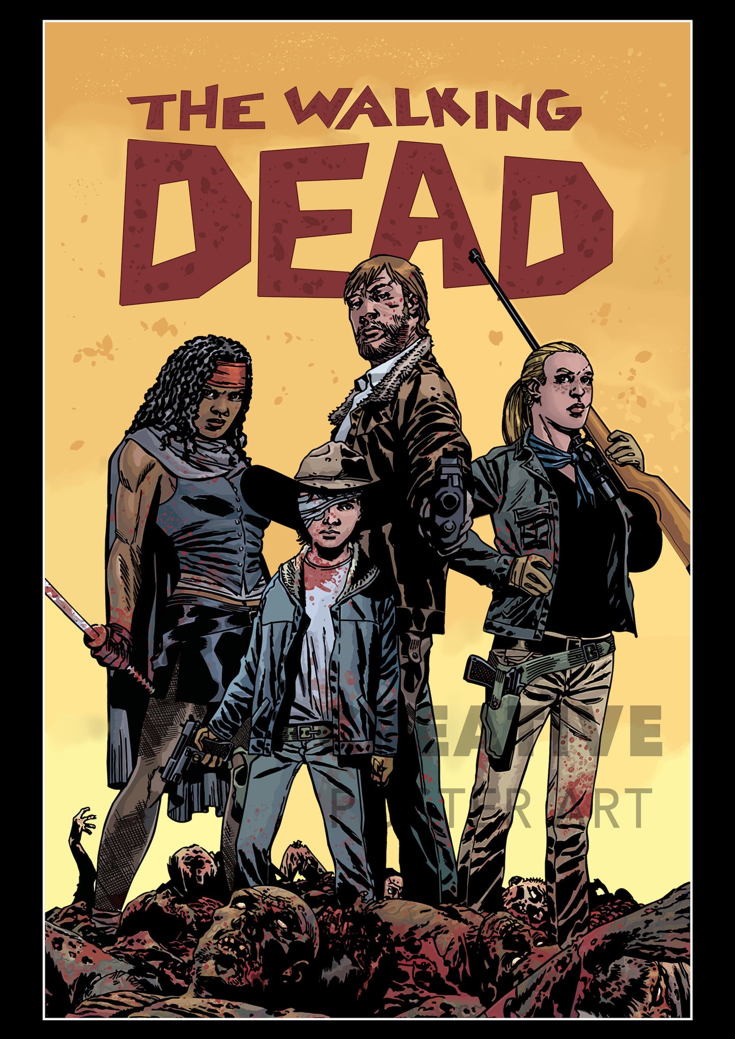The Walking Dead Poster - Sunset