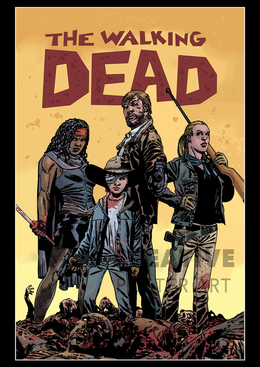 The Walking Dead Poster - Sunset