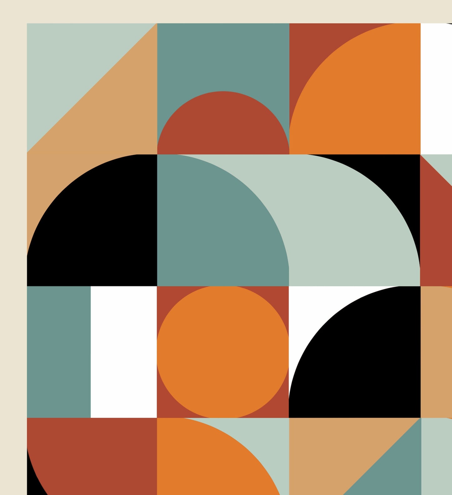 Bauhaus Composition Poster