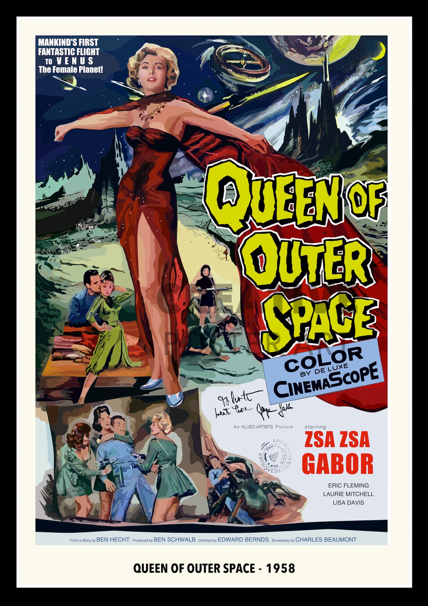 Queen of Outer Space Poster