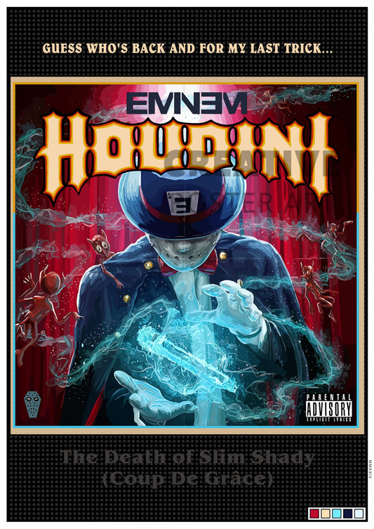 Houdini - Eminem Poster