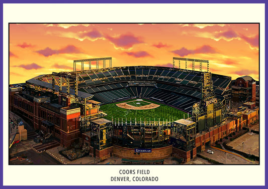 Colorado Rockies Coors Field Poster