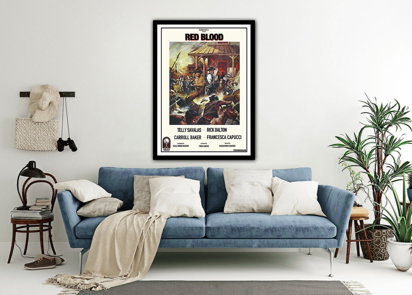 Red Blood - Rick Dalton Poster - Once Upon A Time In Hollywood
