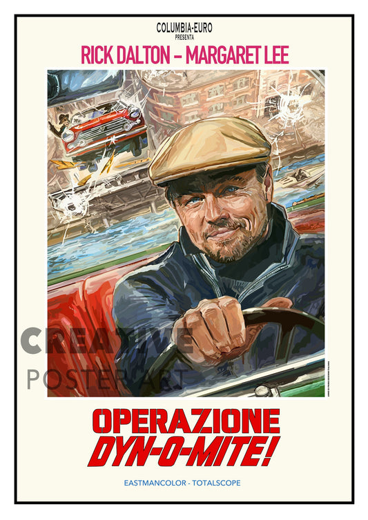 Operazione Dynomite! - Rick Dalton Poster - Once Upon A Time In Hollywood
