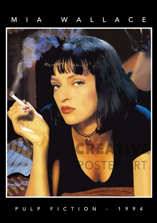 Mia Wallace - Pulp Fiction Poster