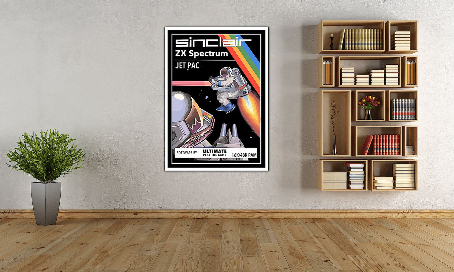 ZX Spectrum - Jetpac Poster